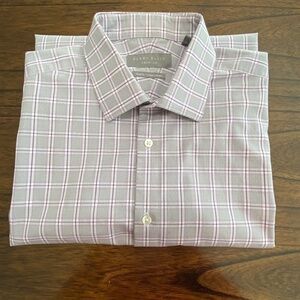 Men's Perry Ellis Premium slim fit men's button down business casual dress shirt